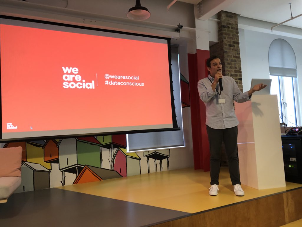 benjenkins_ldn's tweet photo. @Bsaholland from @ThomasCookMedia believes that brands need to work harder to deliver value in return for consumer data #DataConscious @wearesocial https://t.co/vSnMATWRYd