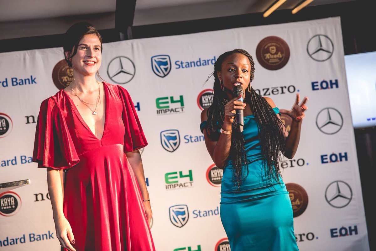 FASHIONTechAfri's tweet photo. The FASHIONTechโขAfrica conference, the 24 hour #Hackathon, AND the #ThreadsbySB program wouldnโt have been possible without these 2 phenomenal women! @desireebrouwer & @TaniaHabimana, you made all of this a #success!
Here's to a winning team! https://t.co/nhBMHvDhlN