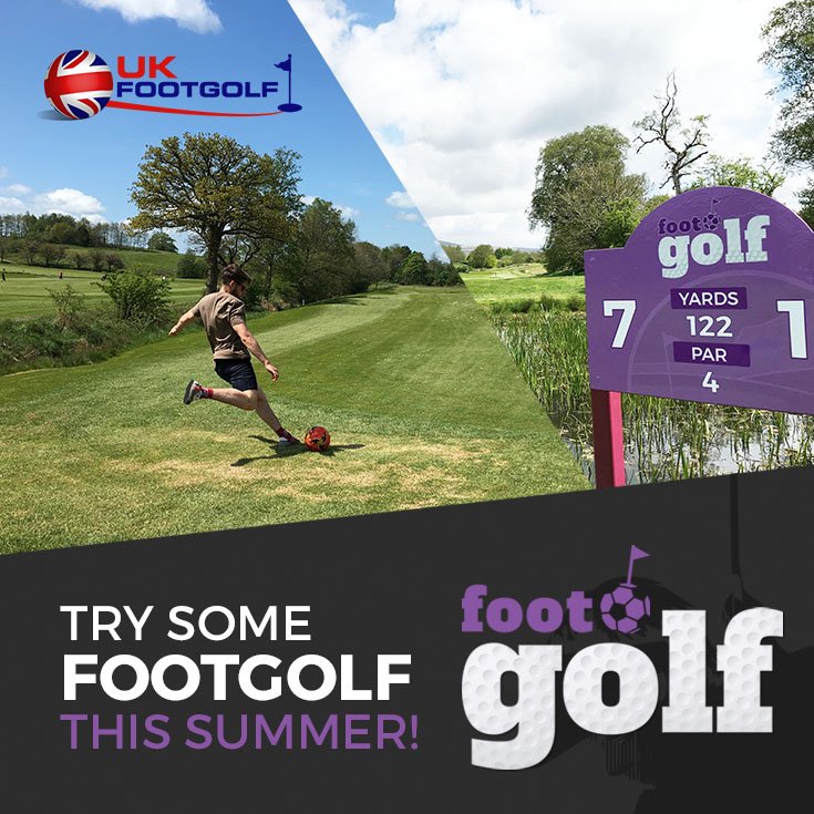 riversidecp's tweet photo. Looking to blow off some steam with the kids this afternoon? Why not try FootGolf at Bentham Golf Club on their 9 hole FG course from 1:30pm?  Call 015242 62455 to book your tee time.

#FootGolf #golfcourse #Football #9holeFootGolfcourse#kidsactivities #halftermfun https://t.co/RYmmAPCFaI