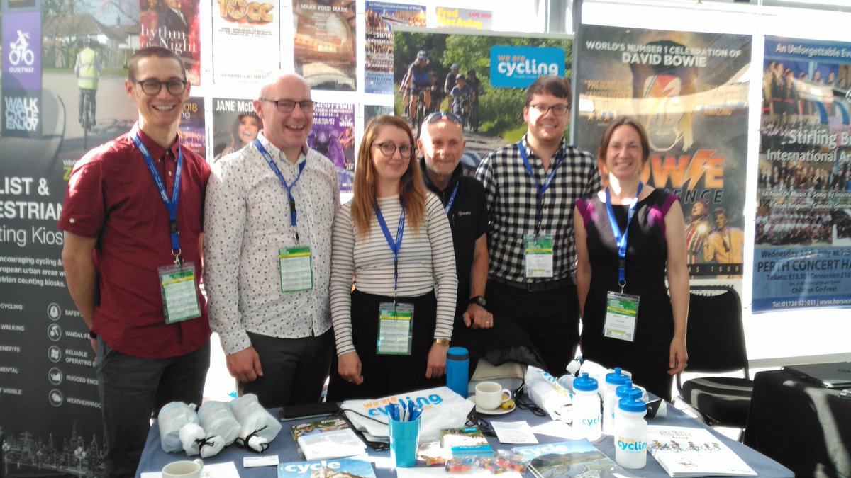 CyclingUKScot's tweet photo. We're @walkcyclescot - really looking forward to a day talking about how we are all helping more people walk and cycle in Scotland! Come and say hello! #ActiveScot https://t.co/QWEGw0Wjr7