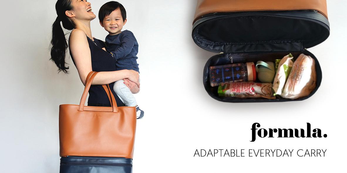 helloformula's tweet photo. Hello to all the amazing mums out there, would you like a bag that doesn't scream diaper bag? And still carry everything you need for the day? The Addiction Bag with its wipe clean attachment will cover you from the office to your playdate! https://t.co/1IB0ahn6Me https://t.co/68uTUn4KSj