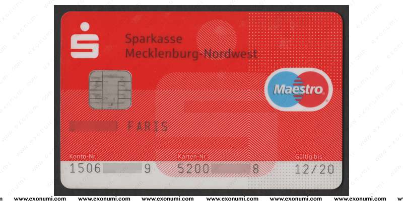 exnmy's tweet photo. ☞ Germany : Sparkasse Mecklenburg-Nordwest Maestro Debit Card 

 Visit ✈ https://t.co/2FMfitQCyV https://t.co/7Dykjw6iO6