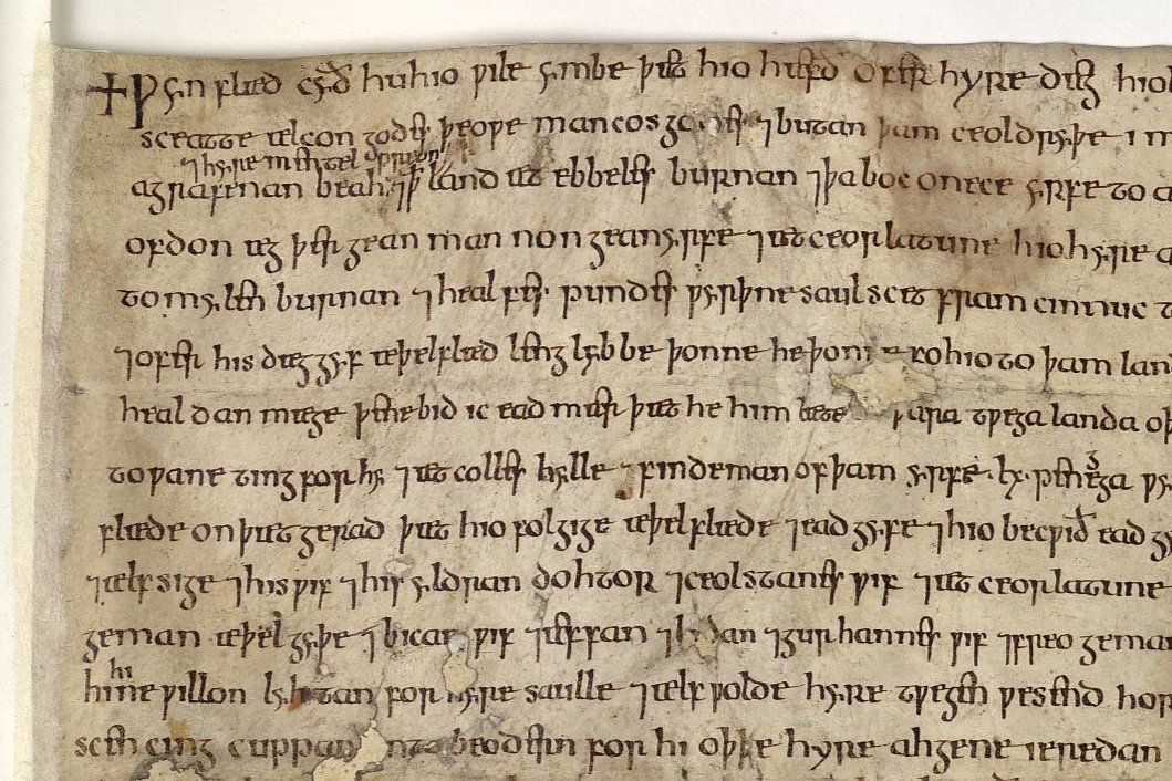 BLMedieval's tweet photo. The will of Wynnflæd, a woman from 10th/11th-century England, now online!  Cotton Ch VIII 38 https://t.co/nsPNWcCc31 https://t.co/1ItH5V6iCL