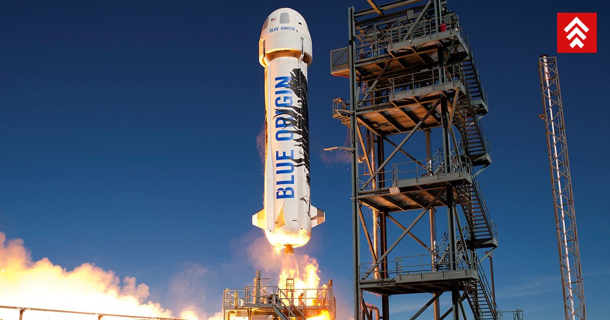 Finmax_com's tweet photo. Amazon CEO Jeff Bezos plans to push his private spaceflight company Blue Origin towards the business of moon colonization.

#finmax #amazon https://t.co/tW4PqQhCSo