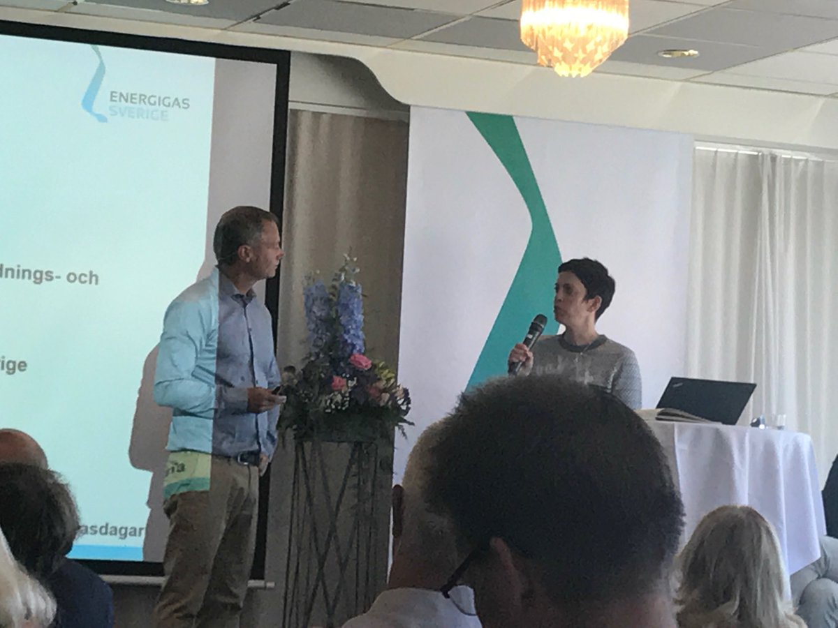 Optimismen är den nya realismen - skulle man kunna sammanfatta diskussionen mellan Johan Kuylenstierna och Karin Jönsson på #Gasdagarna
