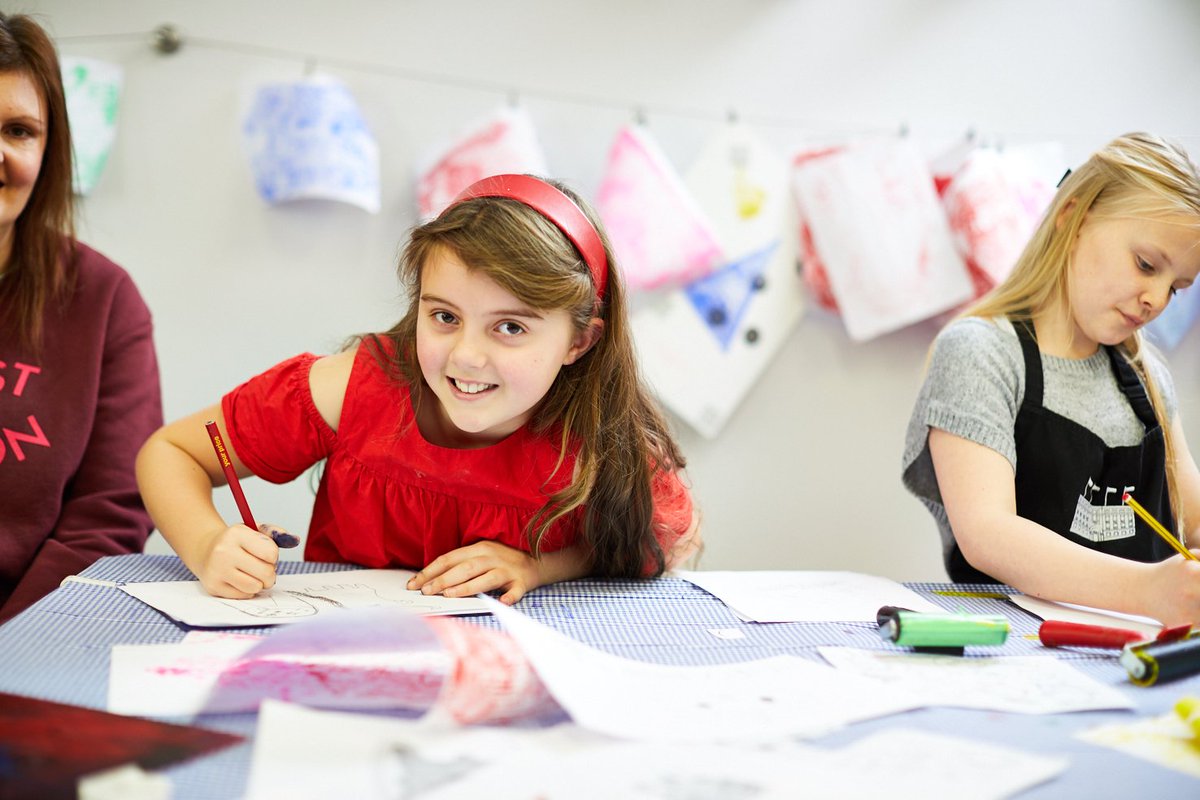 YorkshireContmp's tweet photo. During this half term, families can drop-in to our Learning Studio for 'Drop-in and Draw' where you can create your own greyscale drawings inspired by Phoebe Cummings colourless environments! #LeedsHalfTerm https://t.co/67QlL7R2sT