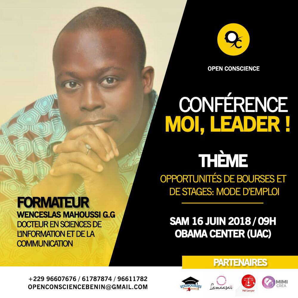 MicretteT's tweet photo. Retweeted Open Conscience (@open_conscience):

#Opportunité de #bourses et de stages par #OpenConscience. Inscriptions: https://t.co/p6DOMjMfO6
#Team229 https://t.co/FjcEgYZyU1 https://t.co/p6DOMjMfO6