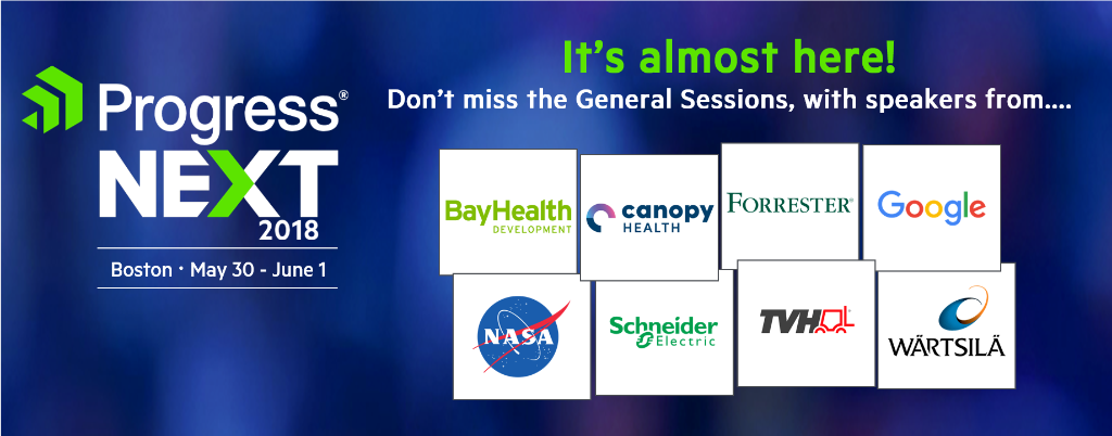ProgressSW_FR's tweet photo. Les sessions générales seront diffusées en direct sur #ProgressNEXT18: https://t.co/I37yRfKW62. Ne manquez pas nos orateurs principaux: @forrester, @Google, @NASA et bien d'autres. Consultez notre liste complète des conférenciers ici: https://t.co/wIiJpvWfCi https://t.co/dXHVOrbWvY