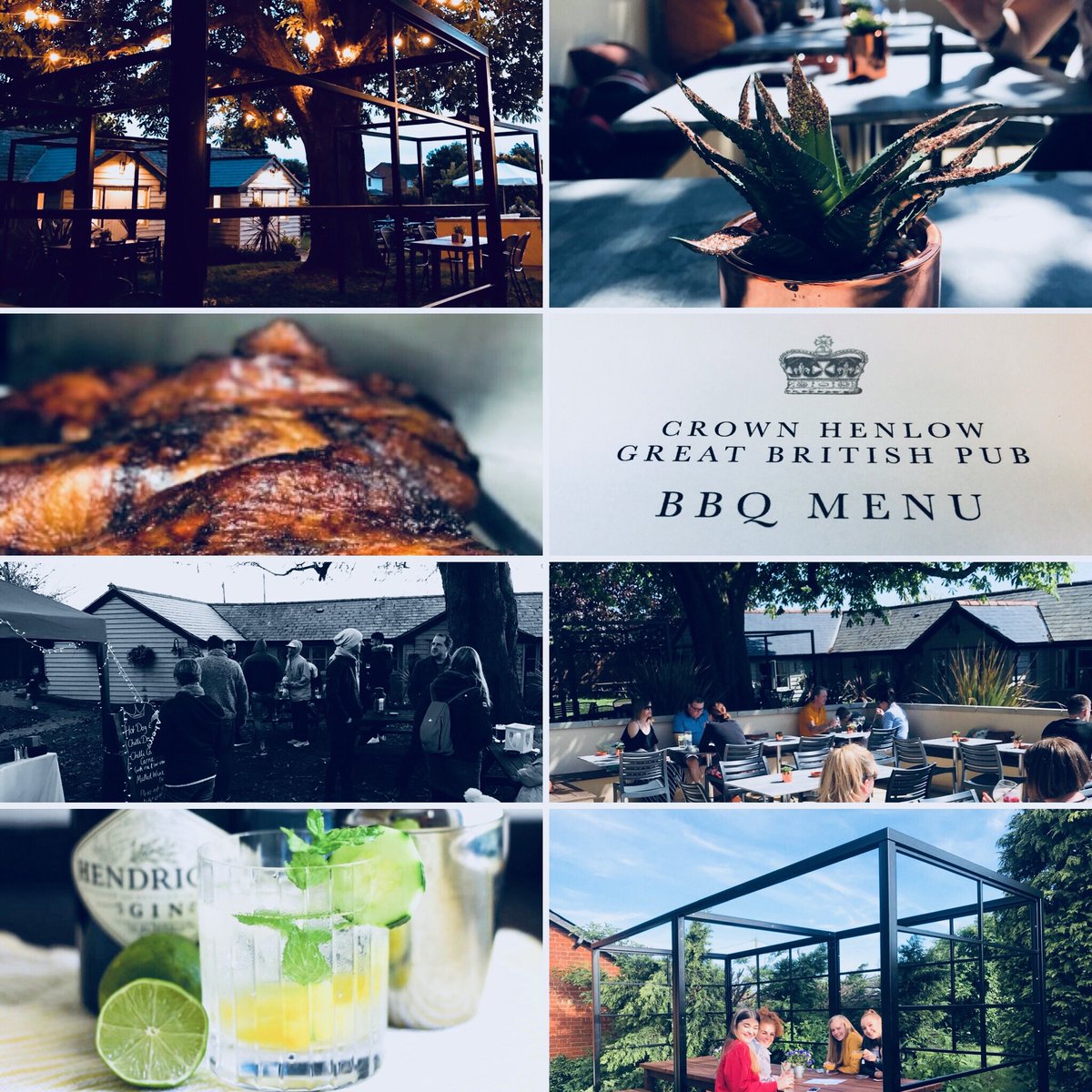 CrownHenlow's tweet photo. The crown garden is open for business! If you’re looking to book an alfresco table on a sunny day.... look no further! 🔥☀️ https://t.co/0TI7w6TqPa