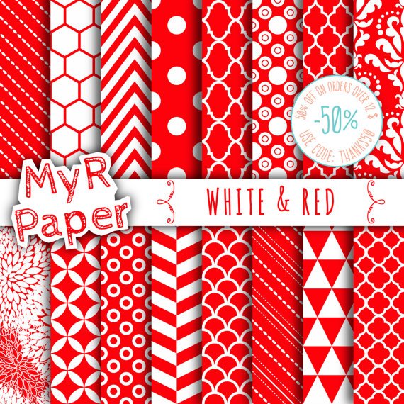 myrpaper's tweet photo. SALE 50% Christmas Digital Paper: "White &amp; Red" Digital Paper Pack and Backgrounds with Chevron, Damask, Triangles, Stripes and Polka Dots #design #graphic #digitalpaper #scrapbooking #patterns https://t.co/IxNxTFv0zb https://t.co/311LIEuhIK