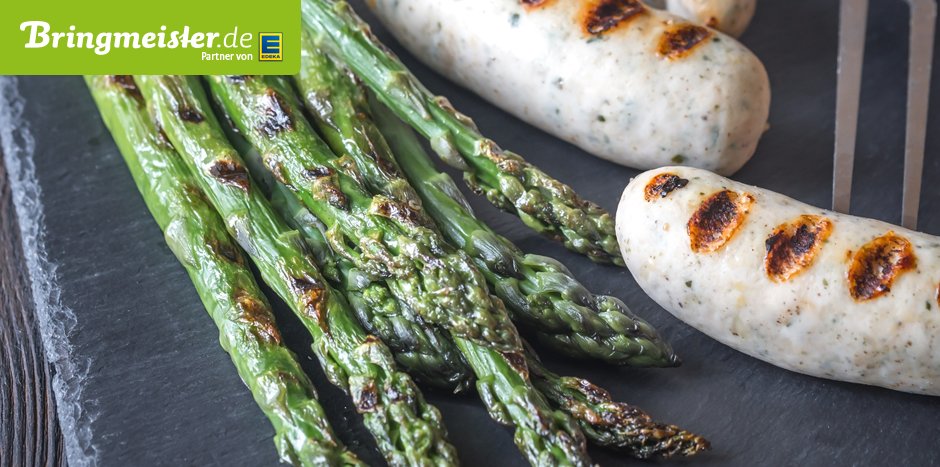 Grüner Spargel bekommt auf dem Grill ein tolles Aroma und schmeckt sehr gut in Kombination mit Grillwürstchen.

Zu leckerem Spargel >

Für Berlin: goo.gl/UDz2BE
Für München: goo.gl/KTvtpm