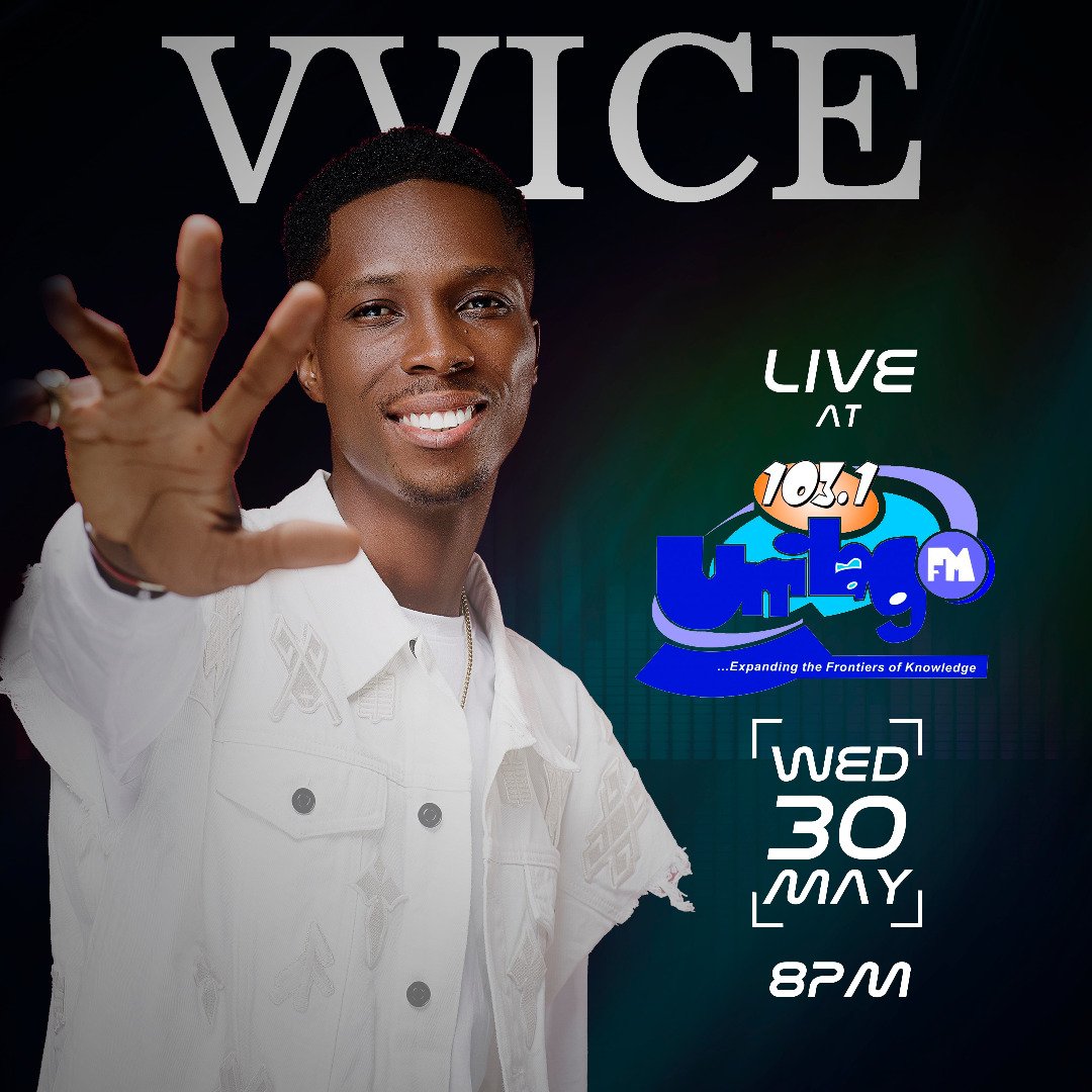 vviceofficial's tweet photo. Next Stop: @unilagfm_1031 today at 8pm. #tunein &amp; #letsvibe 

#radiotour #thatperson #biggestjam #unilag #universityradio #lagos https://t.co/kPQkCj0QSD
