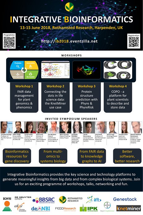 KeywanHP's tweet image. Still not convinced whether to attend Integrative Bioinformatics 2018 @Rothamsted? This is my last attempt to encourage you to join. Check out the new #IB18 poster with all the amazing speakers and workshops. Register here: ib2018.eventzilla.net