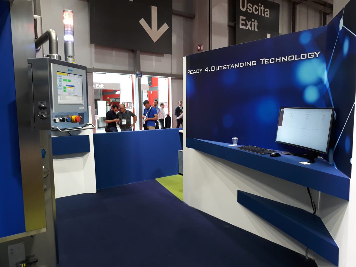 myDevSRL's tweet photo. Eccoci allo stand Universal Pack a @ipackima2018! Vieni a trovarci fino al 1 giugno! #ipackima2018 #myDev #softwaredevelopment #universalpack https://t.co/OvwfIEJndi