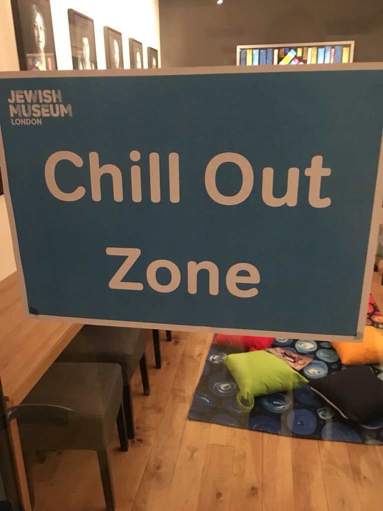 AutisminMuseums's tweet photo. Time for #chillout @JewishMuseumLDN #CuriousExplorers #JMExplorers #autisminmuseums #autism https://t.co/W3oRyaUGp2