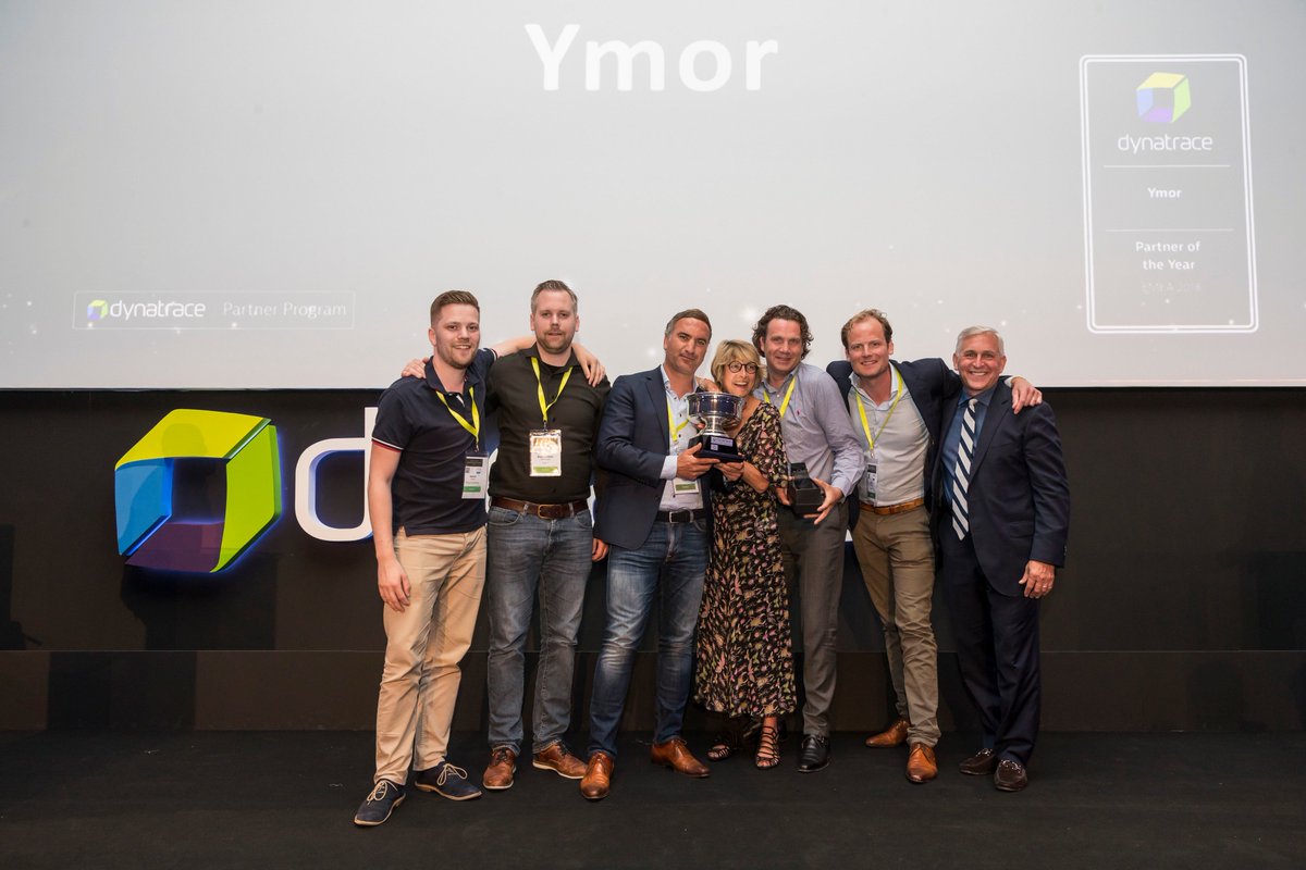 .@Ymor_news is voor de tweede keer door <a href="/Dynatrace/">Dynatrace</a> uitgeroepen tot EMEA Partner of the Year: marcommit.nl/persberichten/… #award
