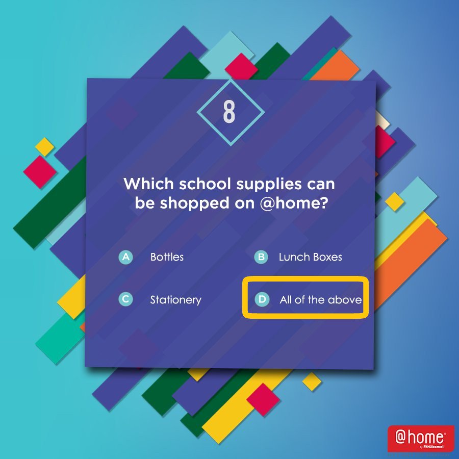 SushmaBindu's tweet photo. @athomestore @Contest_in Ans 8 - (D) All of the above
#AtHomeTriviaQuiz
@awwwww12121
@U_ANOOP1
@Ankurm2011
@rachit_g2
@urs_sigdel
@blessedkamal
@Acharyaempire
@sengodan4
@Gaurang321
@gautamnag8
@Akshay456Akshay
@Being_Akbar https://t.co/xUtkww8lRp