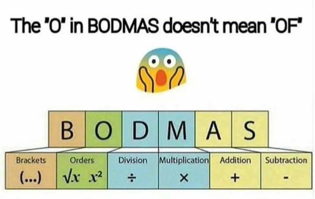 DnbDeno's tweet photo. #BaeLeftBecause i said O in Bodmas is OF https://t.co/IvgiBDOAZA