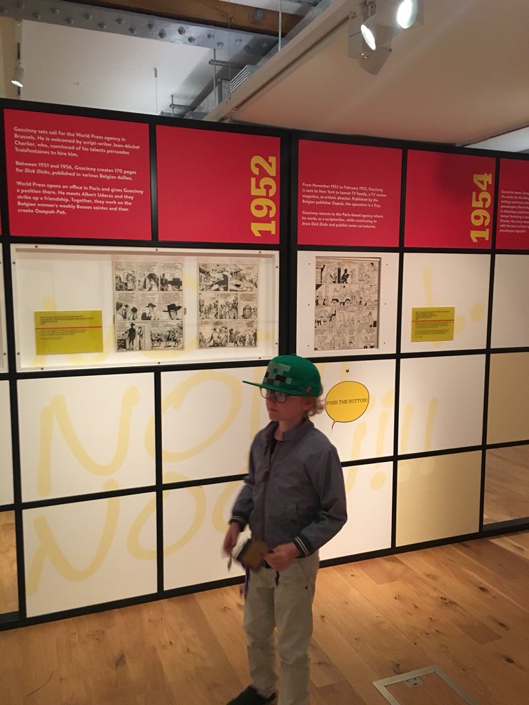 AutisminMuseums's tweet photo. Checking out the #Asterix exhibition @JewishMuseumLDN #CuriousExplorers #JMExplorers #autisminmuseums #autism #asterixinbritain https://t.co/k98RP9C1O2
