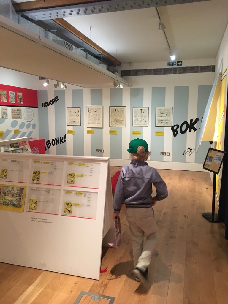 AutisminMuseums's tweet photo. Checking out the #Asterix exhibition @JewishMuseumLDN #CuriousExplorers #JMExplorers #autisminmuseums #autism #asterixinbritain https://t.co/k98RP9C1O2
