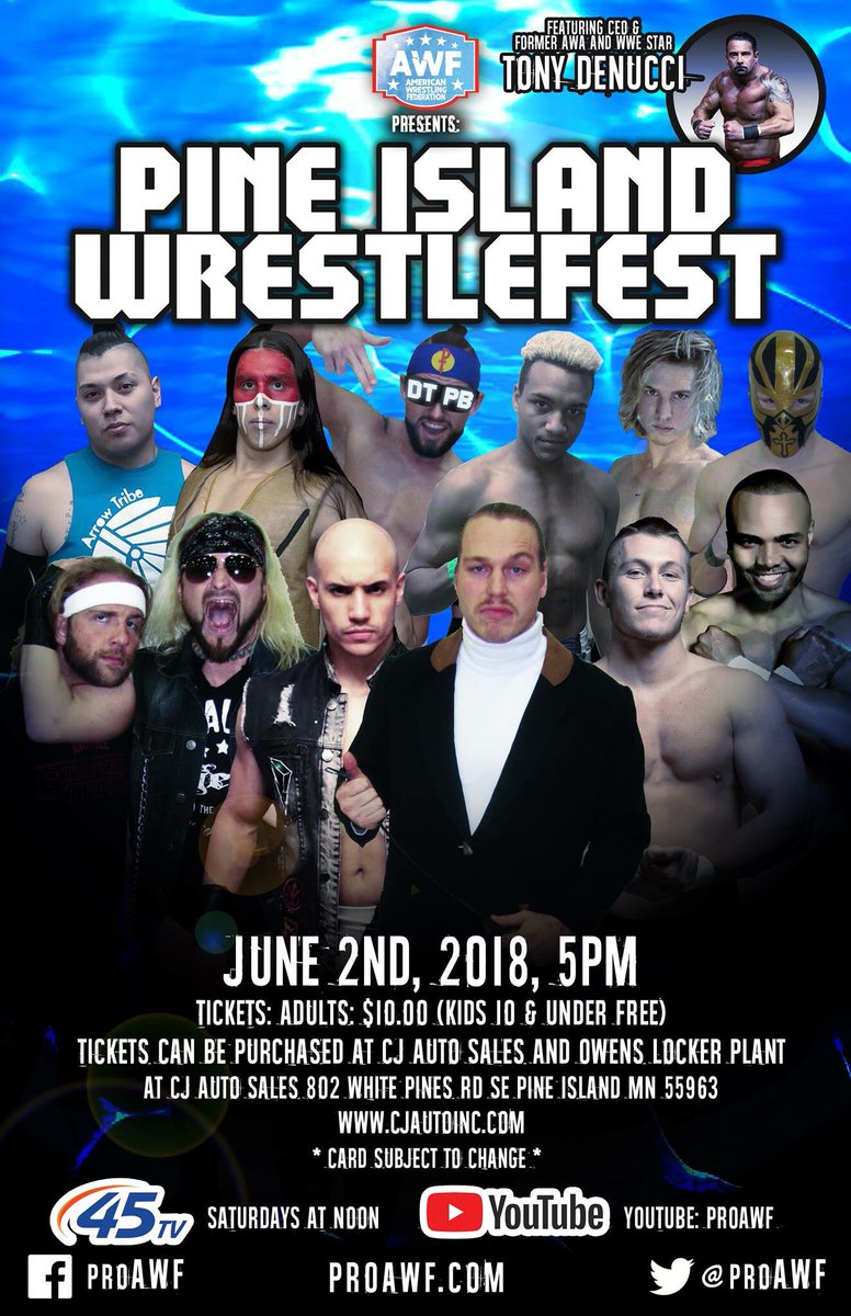 JoeyJetAvalon's tweet photo. This Saturday myself and @OhJordz , that #FamousTrash, make our way back to AWF. Come on out and find out why #MinnesotaHatesUs https://t.co/dW0Hd7xAIw