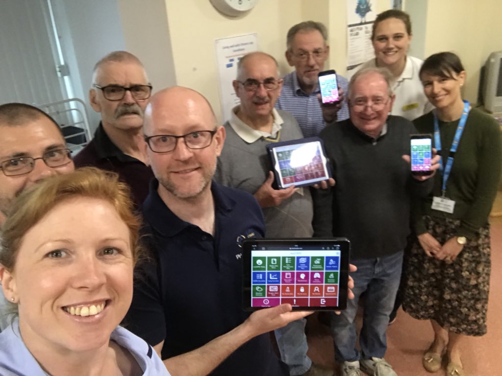First participants signed up to use <a href="/mymhealthltd/">my mhealth</a> MYCOPD app with <a href="/PTHBhealth/">Powys Teaching Health Board</a> #PulmonaryRehab #SelfManagement