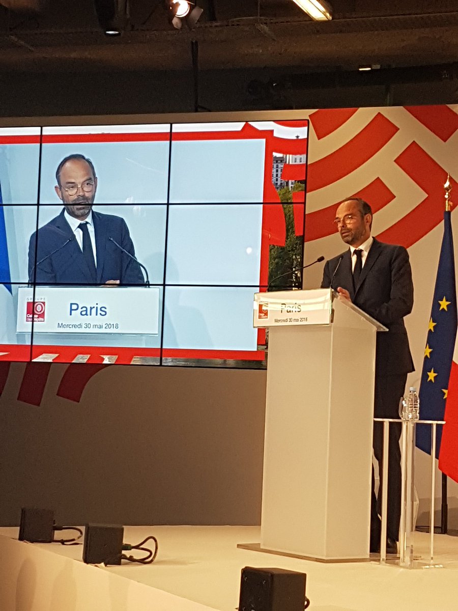 SQuatrehomme's tweet photo. #Banquedesterritoires discours du Premier Ministre "Oui on peut être une banque et avoir le sens du long terme " @Matignon @EPhilippePM @Eric_R_Lombard @oliviersichel https://t.co/tjwnB0t0Gn