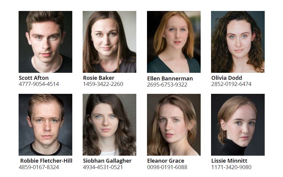 CSSDLondon's tweet photo. Meet the @CSSDActing students performing in The Rimers of Eldritch next week. Tickets £10, £5 conc >> https://t.co/ylYQfTgTq5 https://t.co/6ryQSRVkF3