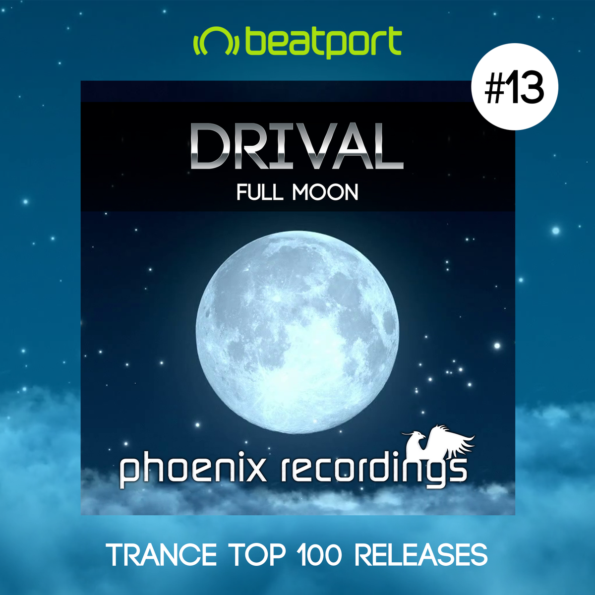 phoenix_rec's tweet photo. 'Full Moon' by @DrivalDJ entered @beatport Trance Top 100 Releases straight after his release and is currently at #13 😲💪🤗

Available as @beatport exclusive » https://t.co/UcM6Ot0331

#FullMoon #Drival #Beatport https://t.co/aU9dCpLMOb