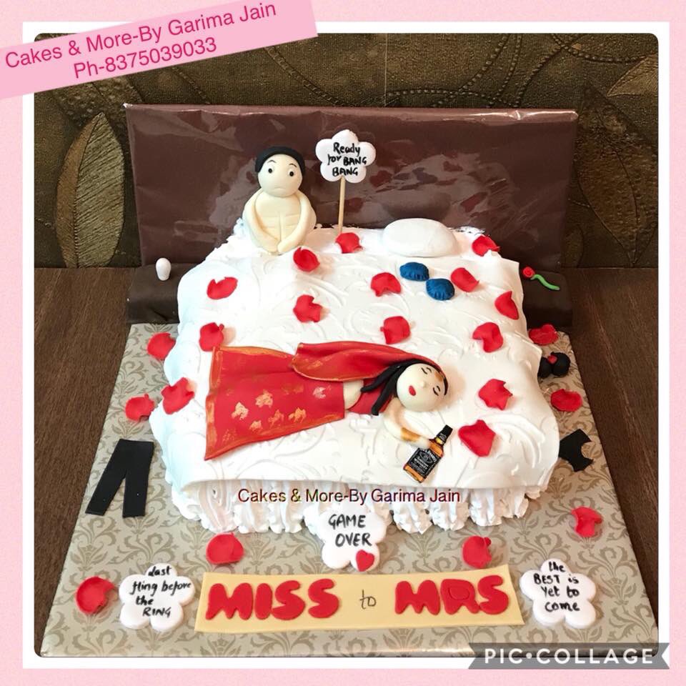cakesnmorebygj's tweet photo. #BrideToBeCake #GroomToBeCake #BedCake #BacheloretteCake https://t.co/U8yfd2e3CC