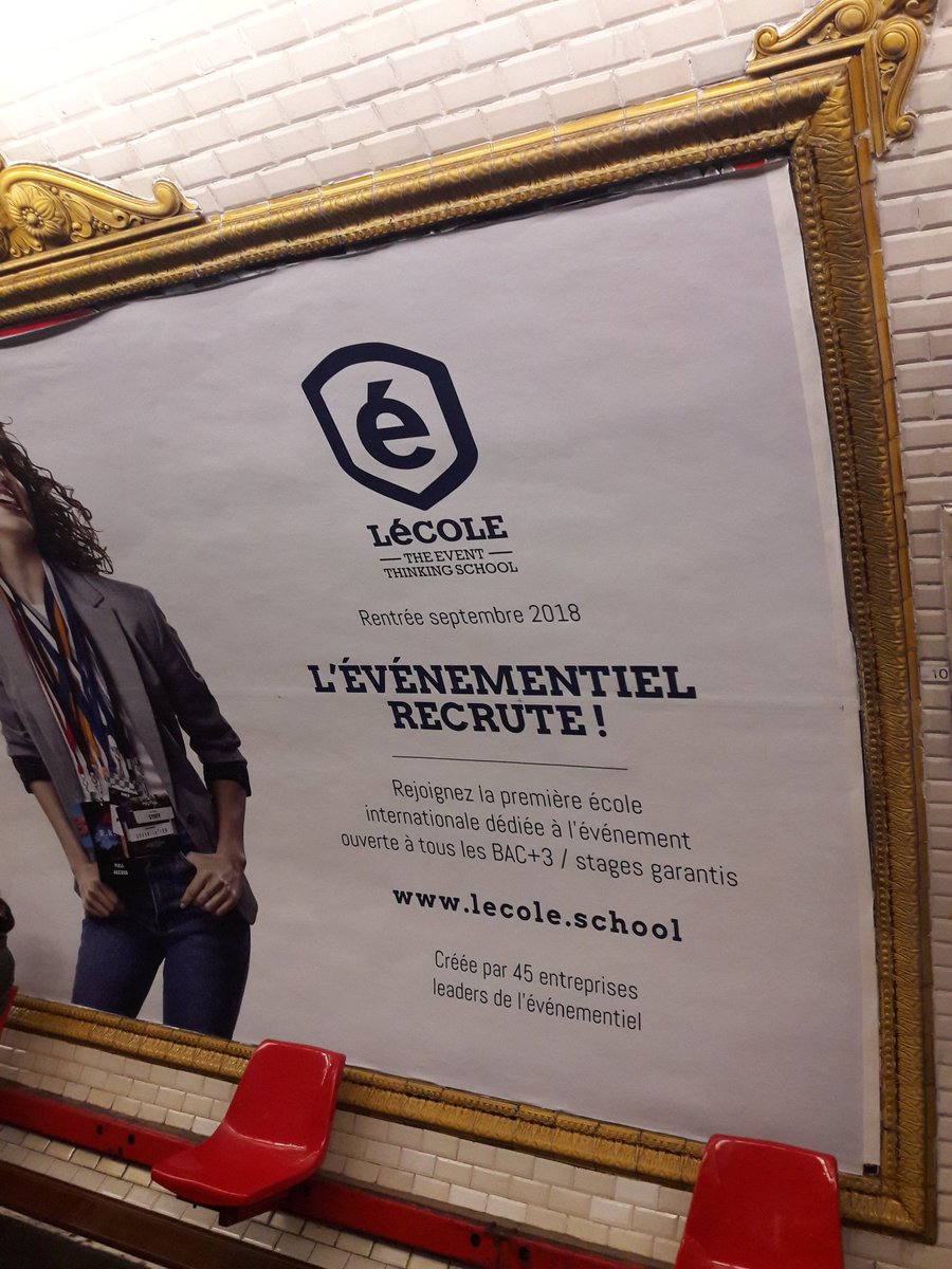 LéCOLE nomade, c'est sur des sites événementiels, des palais des congrès, des salles de spectacles, au Festival de Cannes et dans le métro! #lecolenomade #eventprofs #eventmanager #itsajob