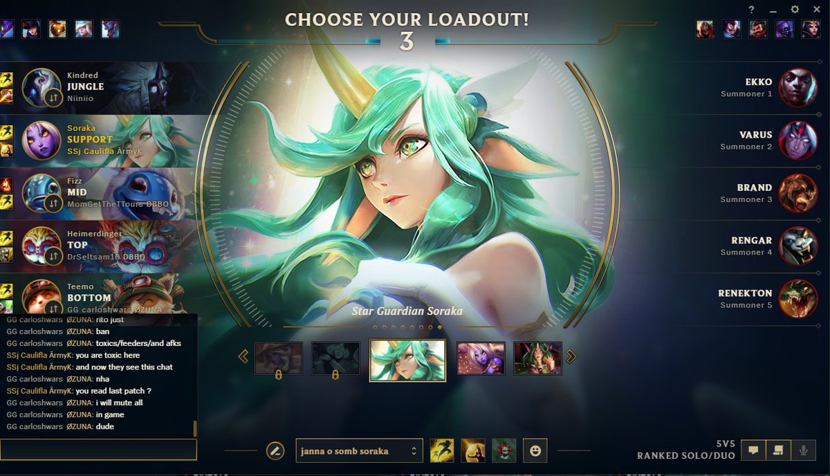 Riot Games Support Twitter: "@nahcxedni That champ select chat looks pretty intense. Did you end up dodging? Our systems review lobby behavior, make sure to submit a report when you