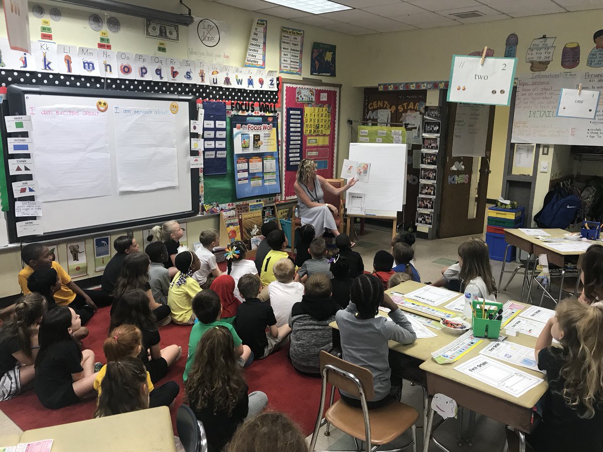 glenoldenschool's tweet photo. Kindergarten students visiting Glenolden to get ready for next year. #36pride https://t.co/rvN5YY4weI