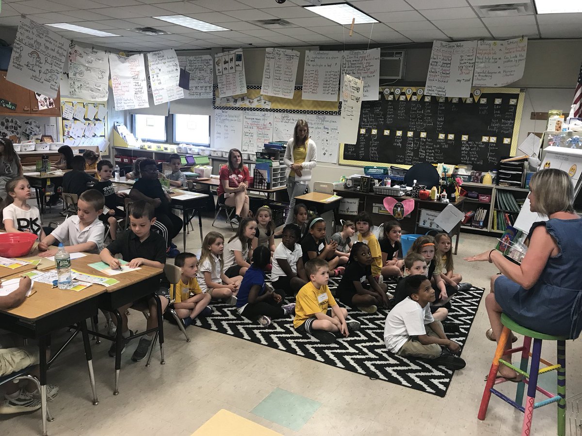 glenoldenschool's tweet photo. Kindergarten students visiting Glenolden to get ready for next year. #36pride https://t.co/rvN5YY4weI