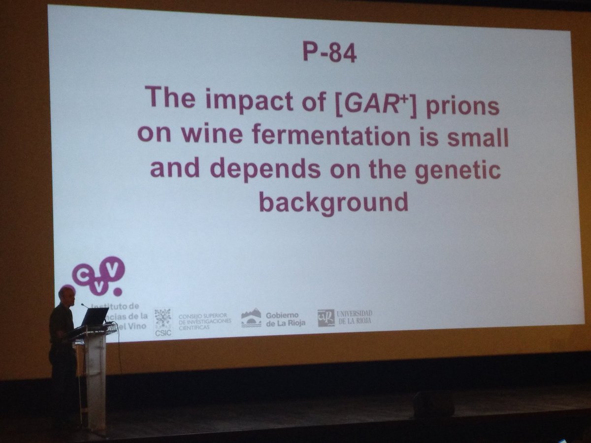 MicroWineLab's tweet photo. here is a clue on the impact of [GAR+] prions on wine fermentation @MicroWineLab @icvv_rioja @macrowine @ragonzal66 https://t.co/iUZkoA1kkB