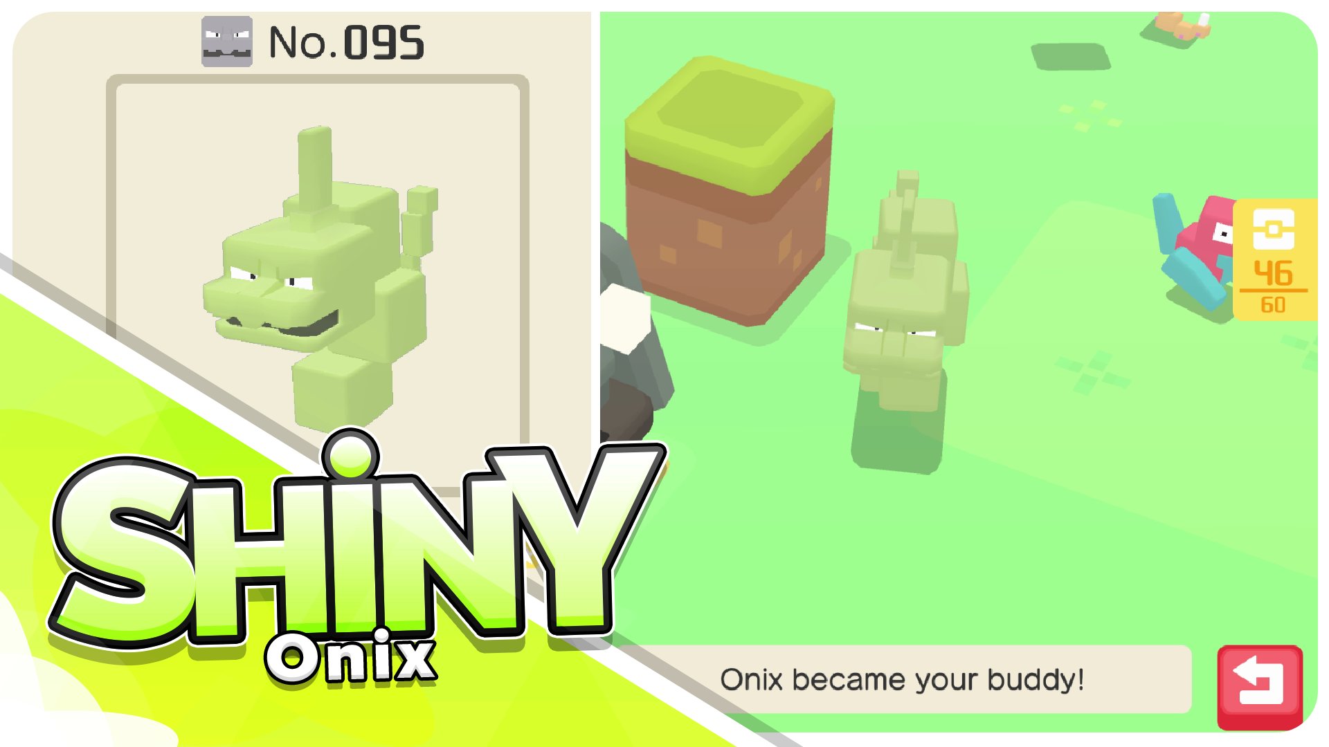 Rozoken on X: Clips weren't working on Twitch when I got this but here's  out shiny Onix from pokemon Quest if you missed it or wanted to see a shiny  in this