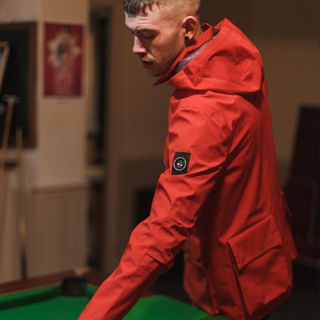 marshall artist red jacket