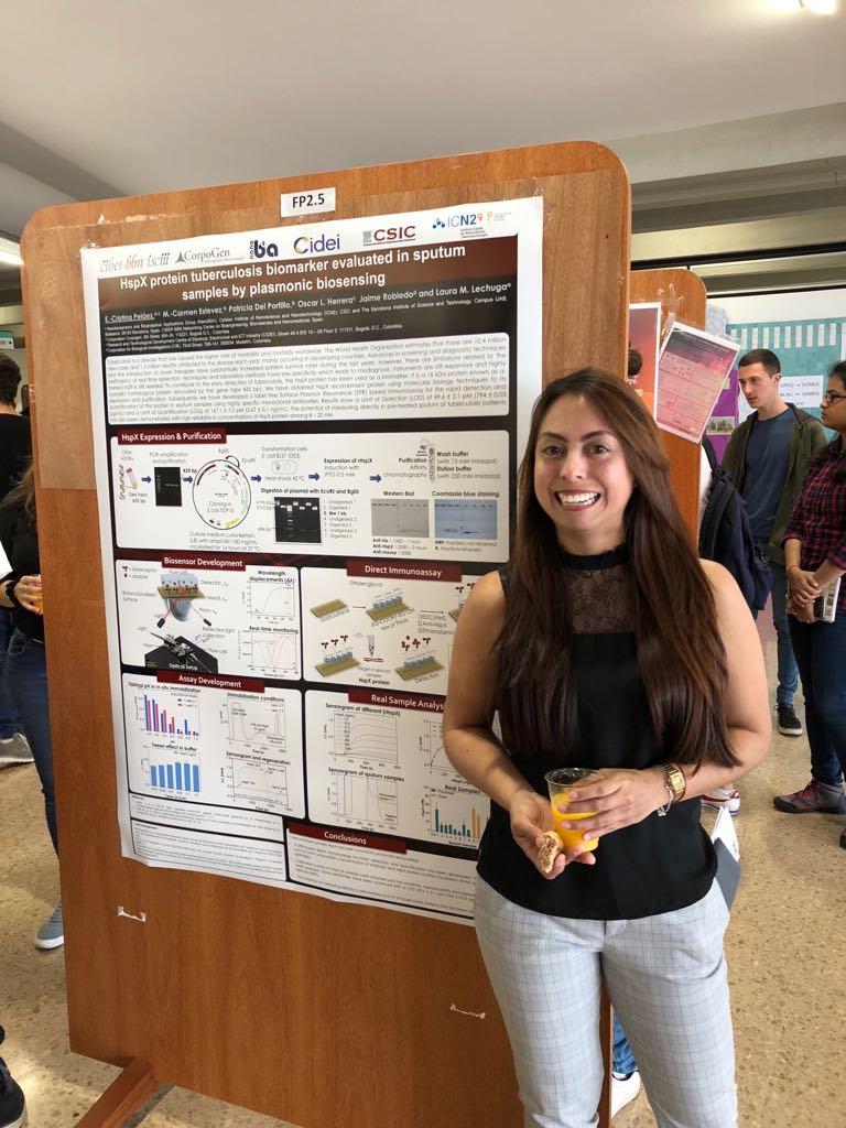 NanoB2A_group's tweet photo. Our doctoral student @crispelaezg presenting her work at 
Las Jornadas Doctorales de Química celebran la 8ª edición in @UABBarcelona https://t.co/8EHnc1xOy3