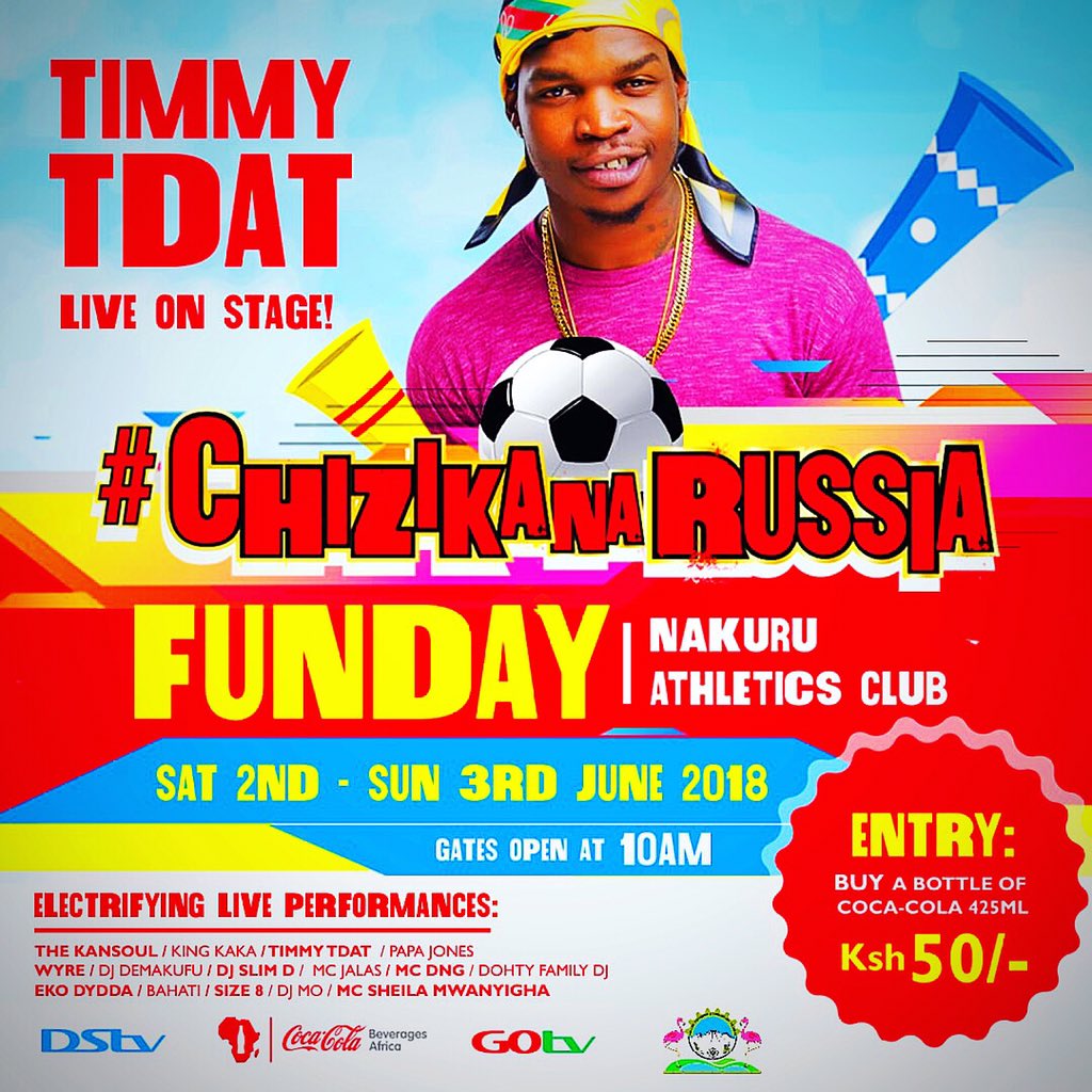 timmytdat's tweet photo. Pale Nakuru Athletics club Sato 2nd mchana ikienda kuisha majiioni ivi.

#ChizikaNaRussia https://t.co/JdGcx0g7is