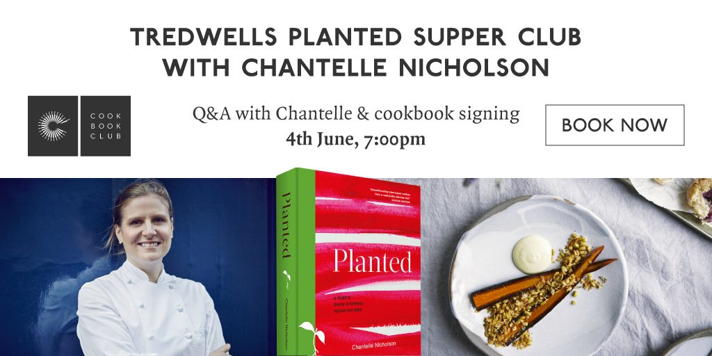 4th June is going to be very special night it's the #gbcbookbookclub #vegan #Planted🌱 supper club <a href="/Tredwells/">Tredwells</a> with <a href="/chef_chantelle/">Chantelle Nicholson</a> &amp; <a href="/gbchefs/">Great British Chefs</a> <a href="/Kyle_Books/">Kyle Books</a> Book your place NOW at the link 👉👉 bit.ly/SCVegwells