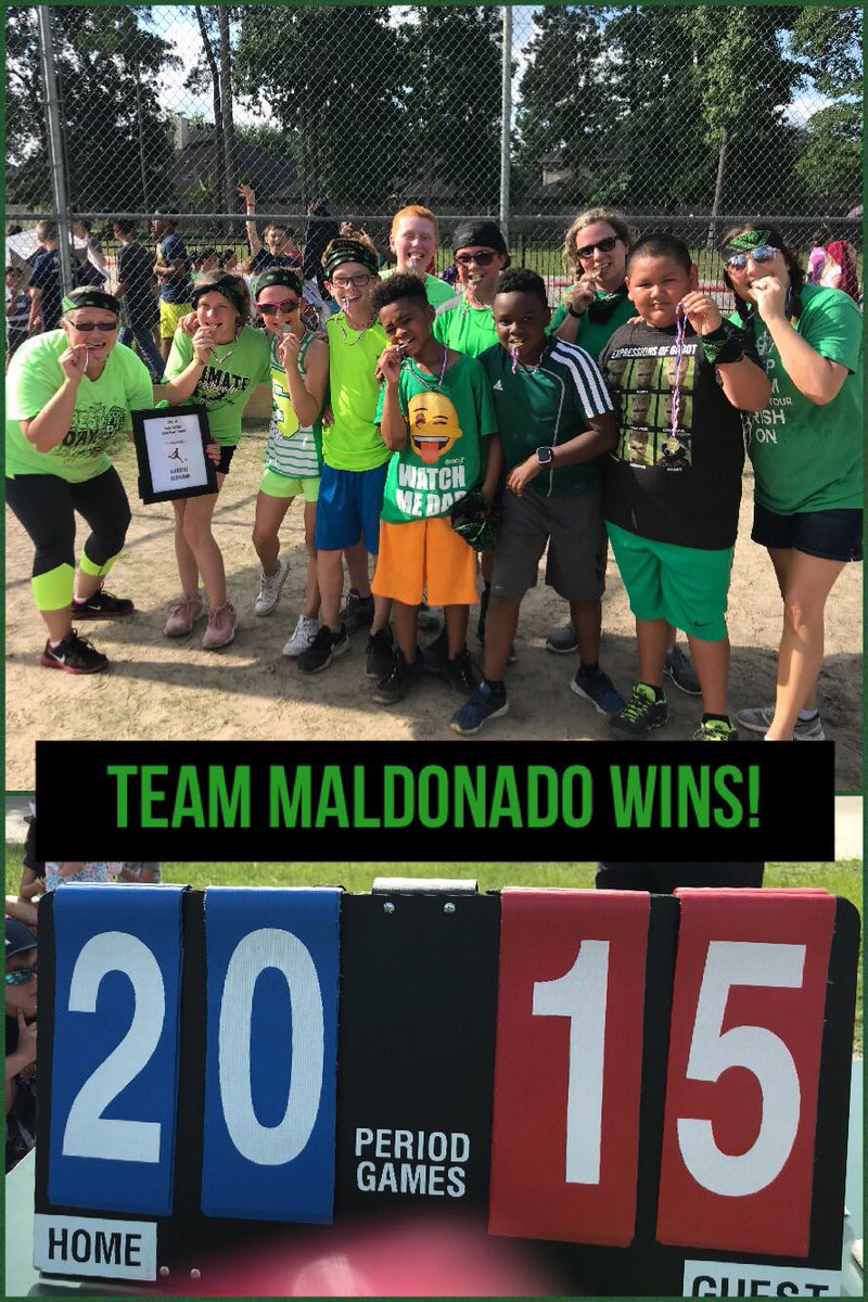 HumbleISD_ESE's tweet photo. The winner is.......🥁🥁🥁🥁🥁 TEAM MALDONADO!!!!!!!🏆💚 #eseSOAR https://t.co/K0CAGu9hrl