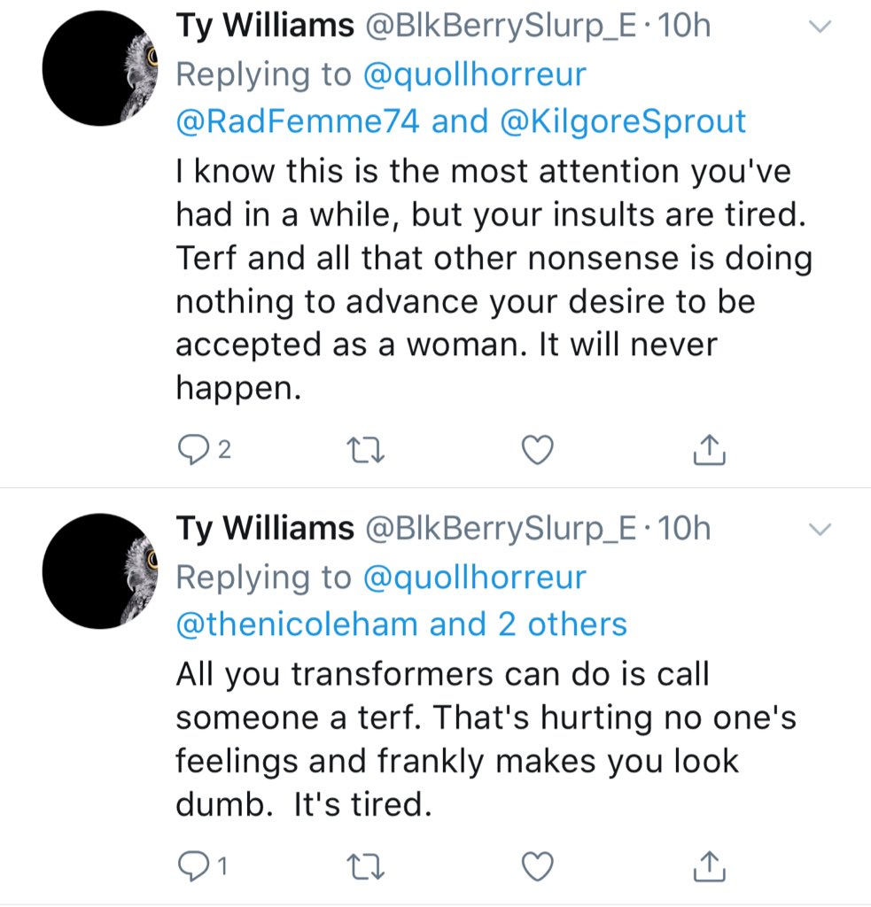 Ty also thinks that body dysmorphia and body dysphoria are the same thing. Seriously, don’t be like Ty. Ty is super ignorant as well. And apparently jealous that I’d make a better footy player than them but they can’t decide which position I’d play.