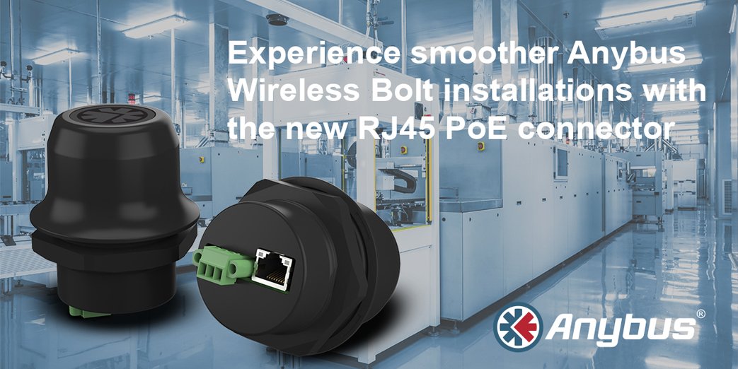 HMSAnybus's tweet photo. Connecting your industrial devices to a wireless network has never been easier. The new Anybus Wireless Bolt – Ethernet RJ45 PoE facilitates smooth installations with the built-in RJ45 socket. Learn more: https://t.co/LO55gmtTHb
#Anybus #Ethernet #wireless #industrial #factory https://t.co/tKgfDRPc00