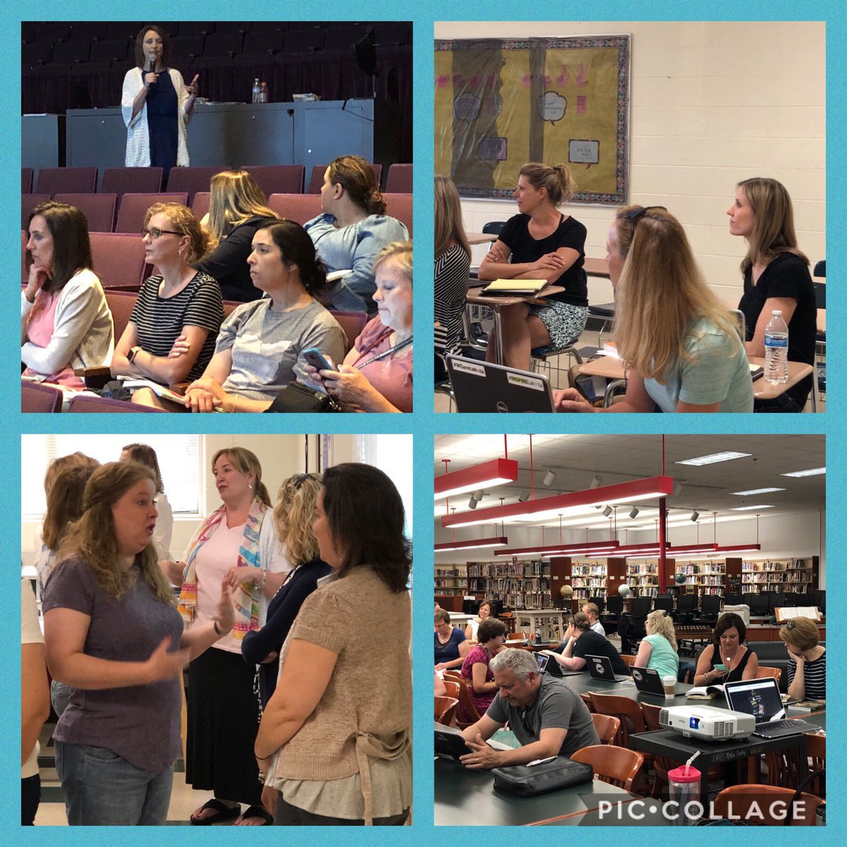 LakotaDistrict's tweet photo. The summer book studies for #WEareLakota teachers kicks off today! Over 300 teachers are reading, learning & collaborating. https://t.co/RUhiEY7h0b