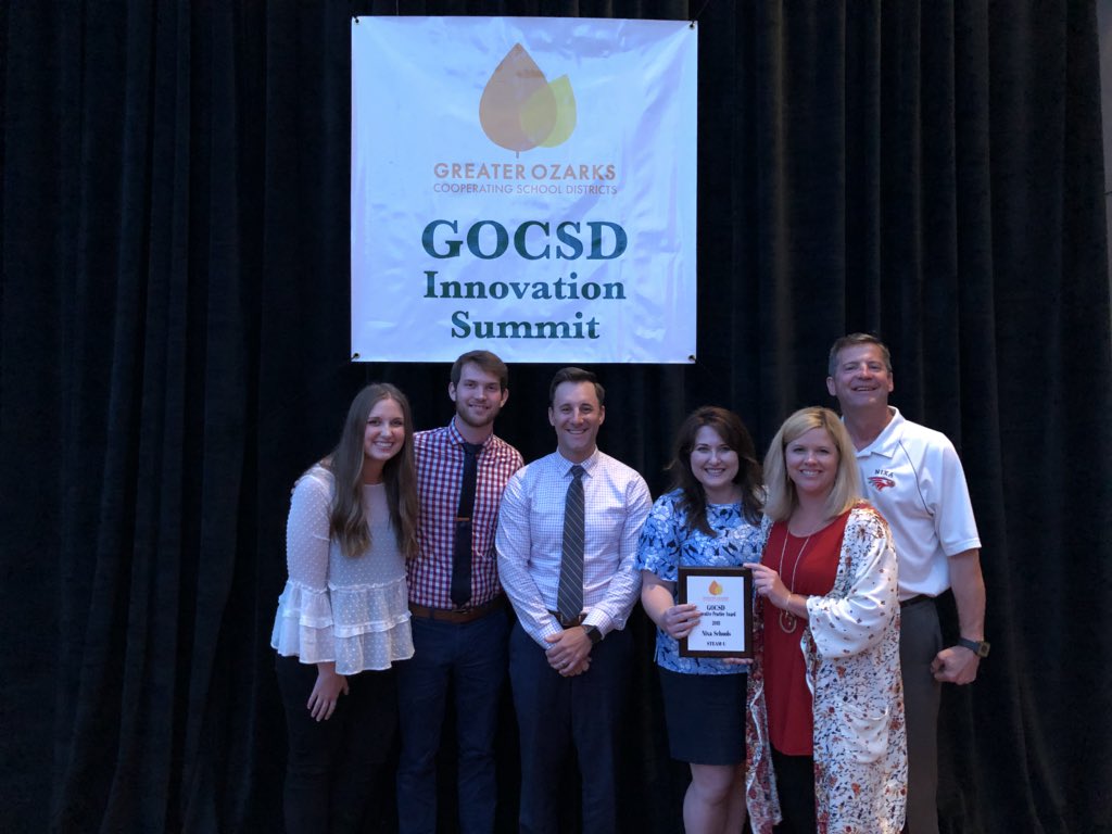 nixauniversity's tweet photo. #GOInnovate2018 Nixa Public Schools celebrating our Innovative Practices! https://t.co/RL2eKE6zgJ