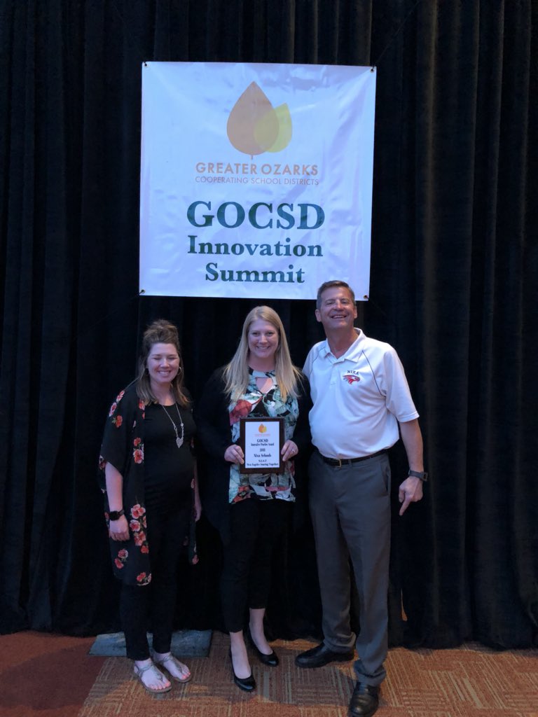 nixauniversity's tweet photo. #GOInnovate2018 Nixa Public Schools celebrating our Innovative Practices! https://t.co/RL2eKE6zgJ