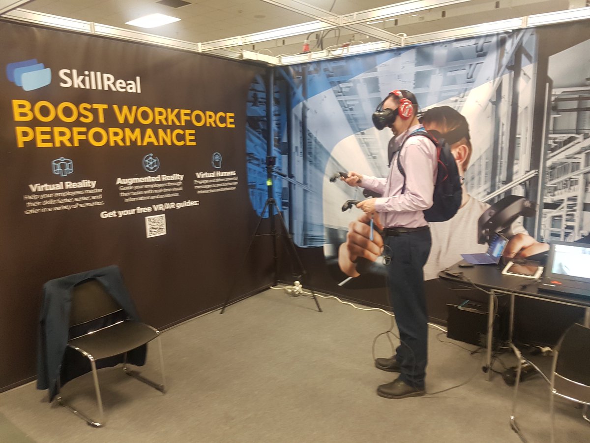 SkillRealTech's tweet photo. May 2018 was busy.
Started at #ATD2018, exploring VR and AR for learning
Then @VR_Intelligence Amsterdam, where we met more key industry people
At @VRWorldHQ London @amirelion spoke on Benefits &amp; Drawbacks of VR for Training
Finally, @VivaTech we joined @VINCIEnergies challenges https://t.co/Gbsohygphm