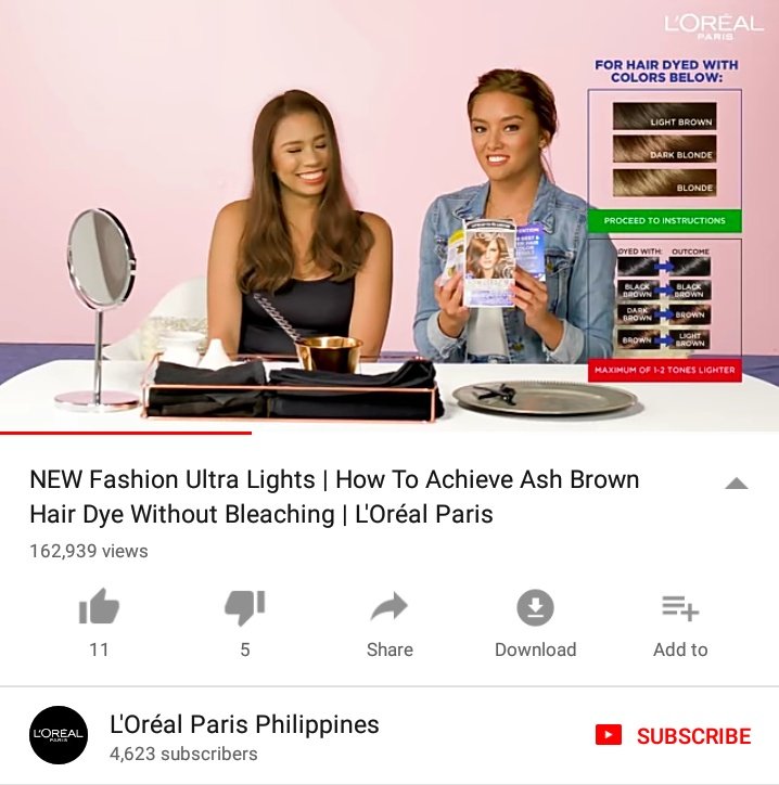 LAURENstersOFC's tweet photo. Check out our main girl on L'Oréal Paris Philippines YT Channel regarding how to achieve Ash Brown Hair without bleaching. 

#LaurenReid #ColorWithConfidence [T] https://t.co/fjQEpYNRLN