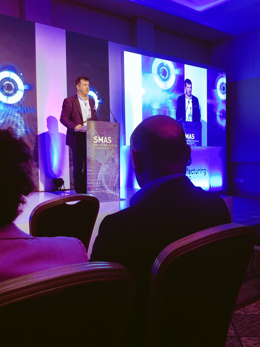 BOOTHWELSH's tweet photo. Thanks for the shout out to @BOOTHWELSH at the @SMASConference in your keynote @Siemens @Juergen_Maier. We are blushing now 🙈#MadeSmarter #SMAS2018 #industry4thoughts #collaboratetoinnovate https://t.co/Rok4672yMU