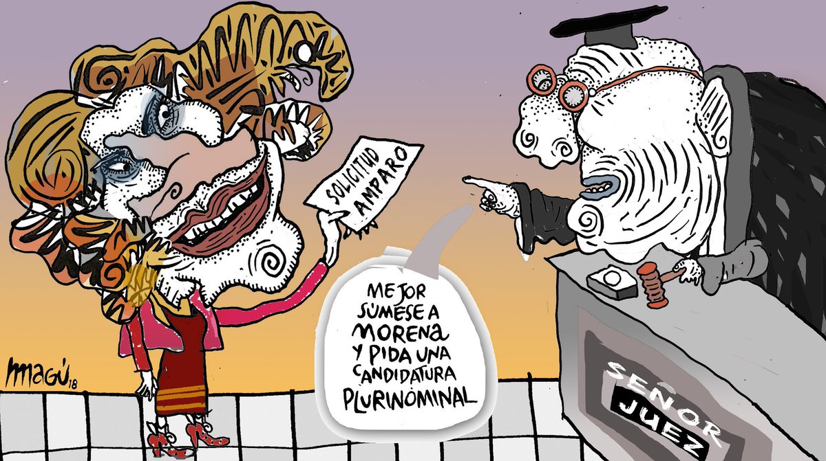MaguMonero's tweet photo. Andrés Manuel 3: 25  Bienaventurados los PERSEGUIDOS por el gobierno, porque de ellos será un buen hueso. Mi cartón en @lajornadaonline https://t.co/oh81HSHfDf